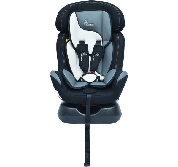 R For Rabbit Convertible Jack n Jill Grand Car Seat for Baby (0-7Y) - Black/Grey Shade-33064