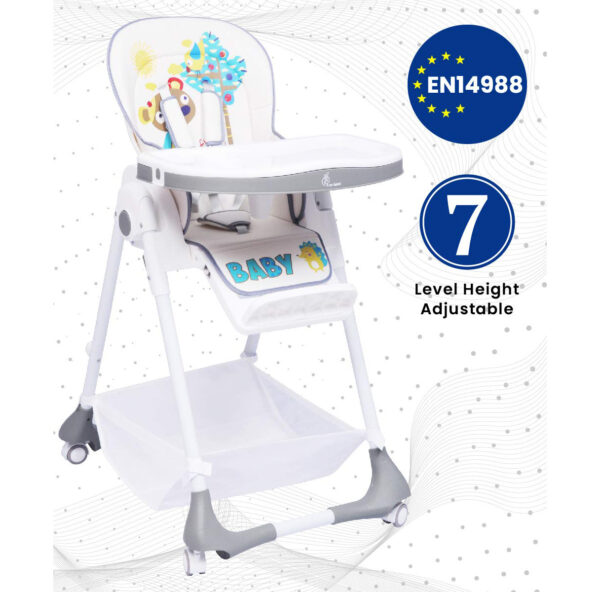 R for Rabbit Marshmallow The Smart High Chair - Grey-0