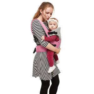 R For Rabbit New Cuddle Snuggle - 3 Way Comfortable Baby Carrier (Pink Grey)-33162
