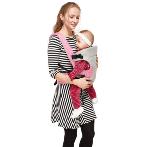 R For Rabbit New Cuddle Snuggle - 3 Way Comfortable Baby Carrier (Pink Grey)-33167