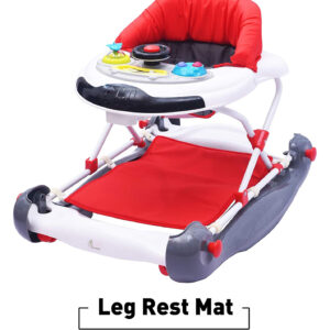 R for Rabbit Ringa Ringa Baby Walker - The Anti Fall Baby Walker Cum Rocker - (Red White)-32959