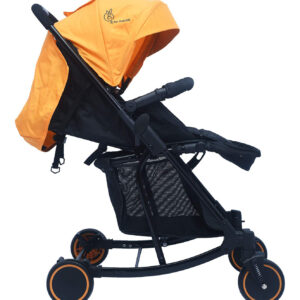 R for Rabbit Rock N Roll - The Rocking Baby Stroller and Pram for Babies - Yellow/Black-32740