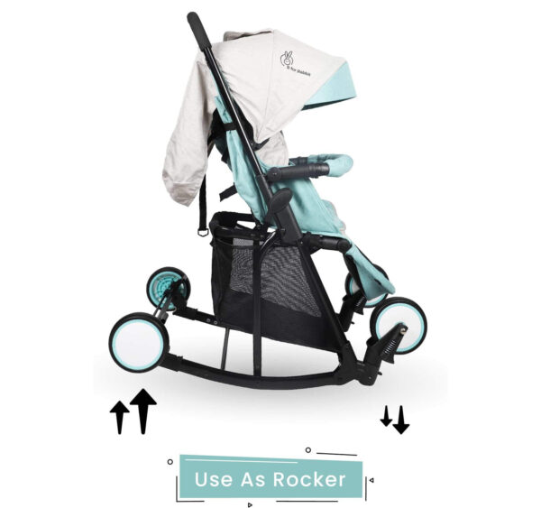 R for Rabbit Rock N Roll - The Rocking Baby Stroller and Pram for Babies-32527