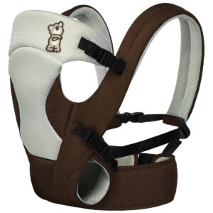 R For Rabbit New Cuddle Snuggle - 3 Way Comfortable Baby Carrier - Brown-0