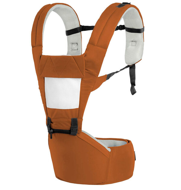 R for Rabbit Upsy Daisy - The Smart Hip Seat Baby Carrier - Brown/Cream-0