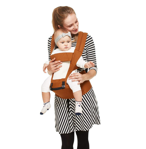 R for Rabbit Upsy Daisy - The Smart Hip Seat Baby Carrier - Brown/Cream-33267