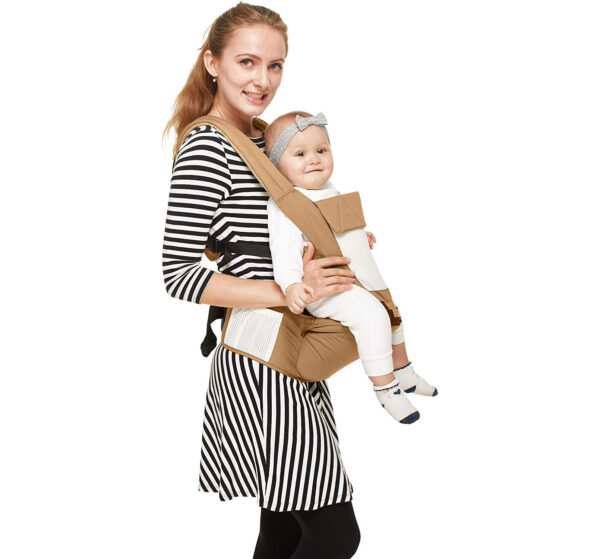 R for Rabbit Upsy Daisy - The Smart Hip Seat Baby Carrier - Light Brown-33257