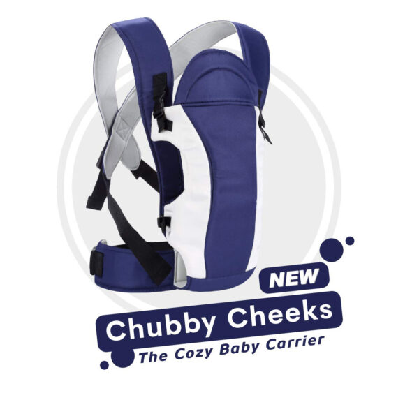 R for Rabbit Chubby Cheeks (New) - The Cozy Baby Carrier - Royal Blue-0