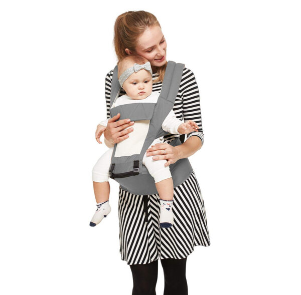 R for Rabbit Upsy Daisy Smart Hip Seat Baby Carrier - Grey Cream-33238
