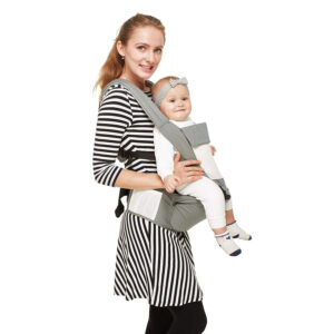 R for Rabbit Upsy Daisy Smart Hip Seat Baby Carrier - Grey Cream-33239