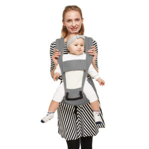R for Rabbit Upsy Daisy Smart Hip Seat Baby Carrier - Grey Cream-33243