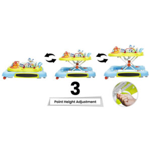 R for Rabbit TIK Tok - The 4 in 1 Baby Walker Cum Activity Center (Walker, Rocker, Push Walker, Activity Center)-32536