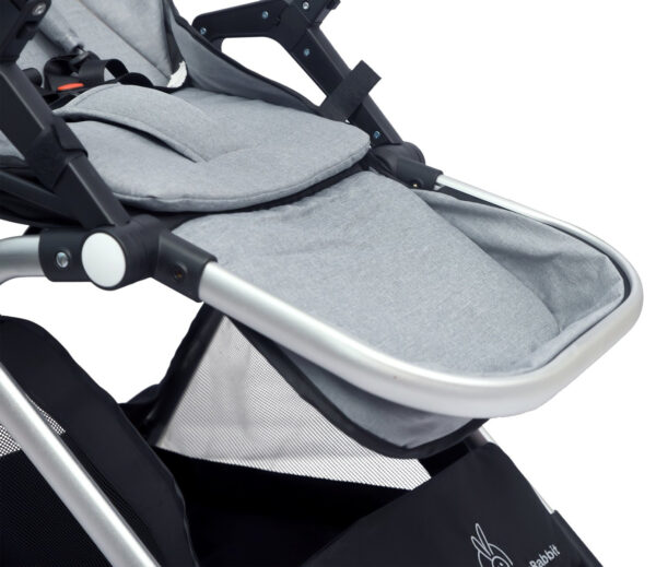 R for Rabbit Giggle Wiggle - The Feather Lite Stroller (Grey)-32808