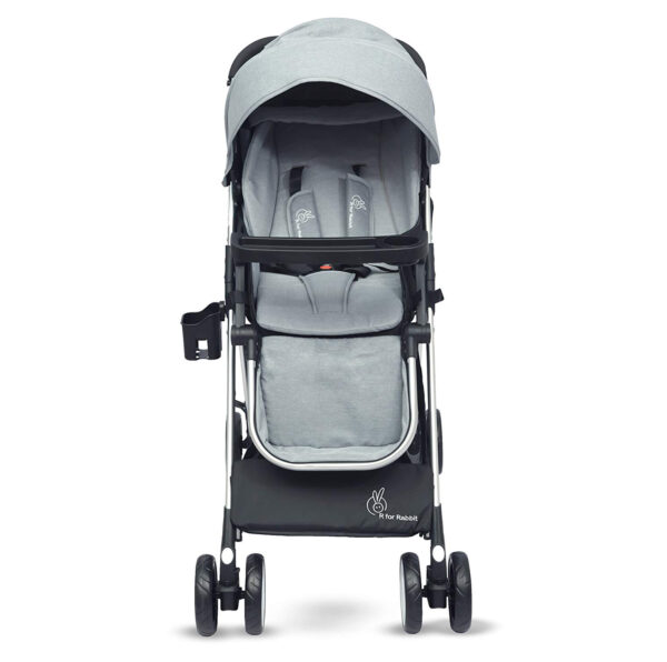 R for Rabbit Giggle Wiggle - The Feather Lite Stroller (Grey)-32810