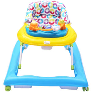 R for Rabbit Zig Zag Baby Walker - The Anti Fall Safe Baby Walkers (Yellow/Blue)-32938
