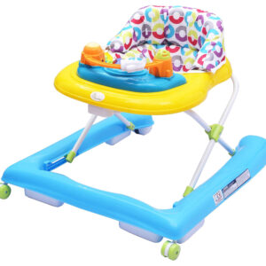 R for Rabbit Zig Zag Baby Walker - The Anti Fall Safe Baby Walkers (Yellow/Blue)-32941