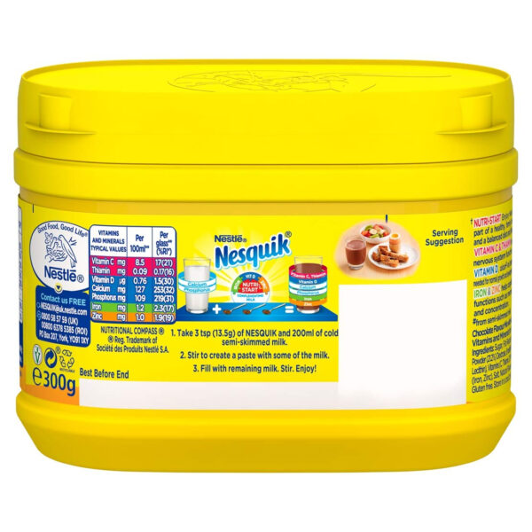 Nesquik Chocolate Flavour Milkshake Powder, 300 g-33285