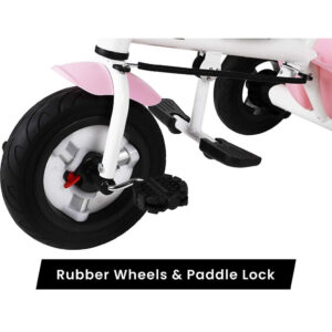 R for Rabbit Tiny Toes Sportz - The Stylish Plug N Play Tricycle For Babies Pink-33305