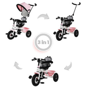 R for Rabbit Tiny Toes Sportz - The Stylish Plug N Play Tricycle For Babies Pink-33302