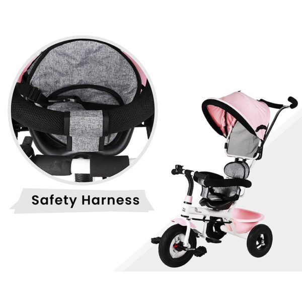 R for Rabbit Tiny Toes Sportz - The Stylish Plug N Play Tricycle For Babies Pink-33304