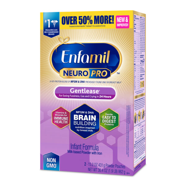 Enfamil Gentlease NeuroPro Baby Formula, 30.4 oz Powder Refill Box-0