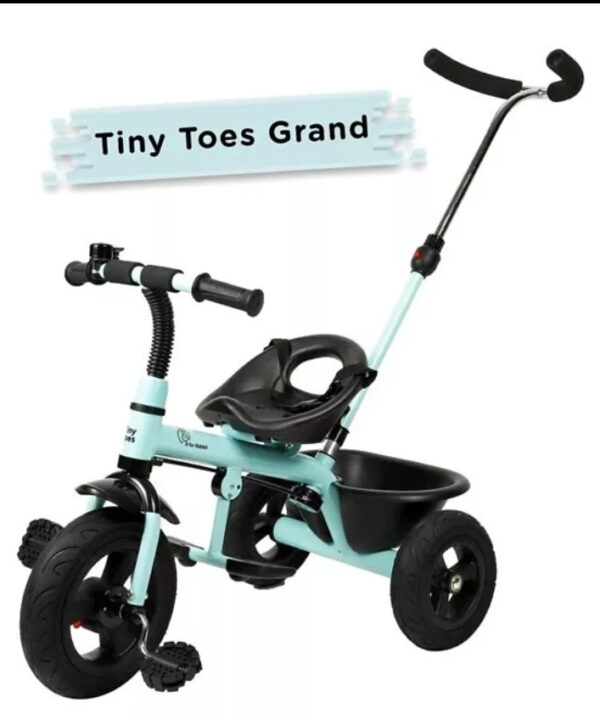 R for Rabbit Tiny Toes Grand The Smart Plug N Play Tricycle - Aqua Blue-0