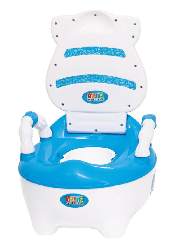 Young Wheel Baby Chair & Potty Trainer 2 in 1- Blue-33384