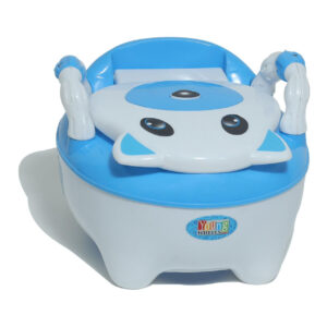 Young Wheel Baby Chair & Potty Trainer 2 in 1- Blue-0